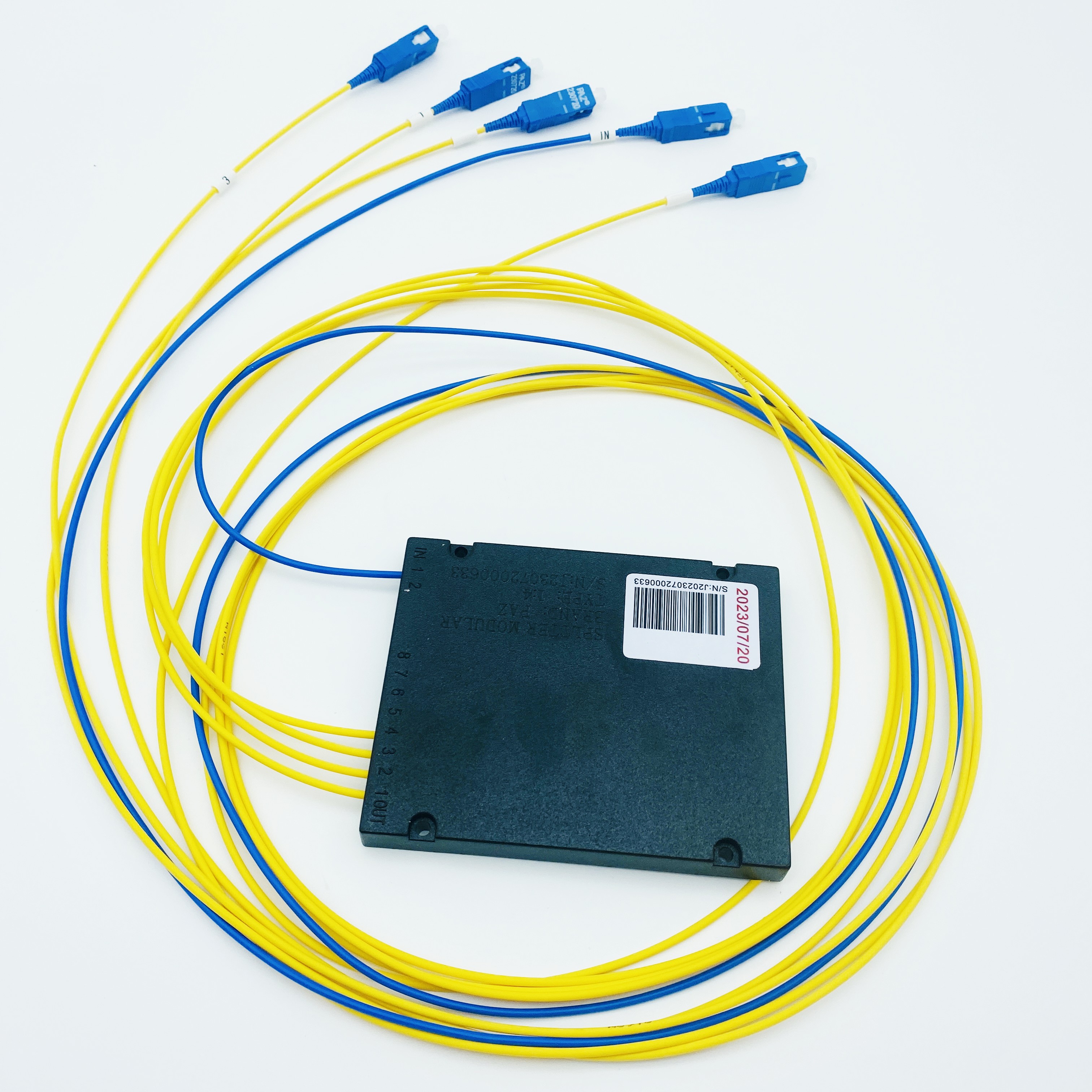 Modul ABS PLC Splitter untuk distribusi sinyal optik