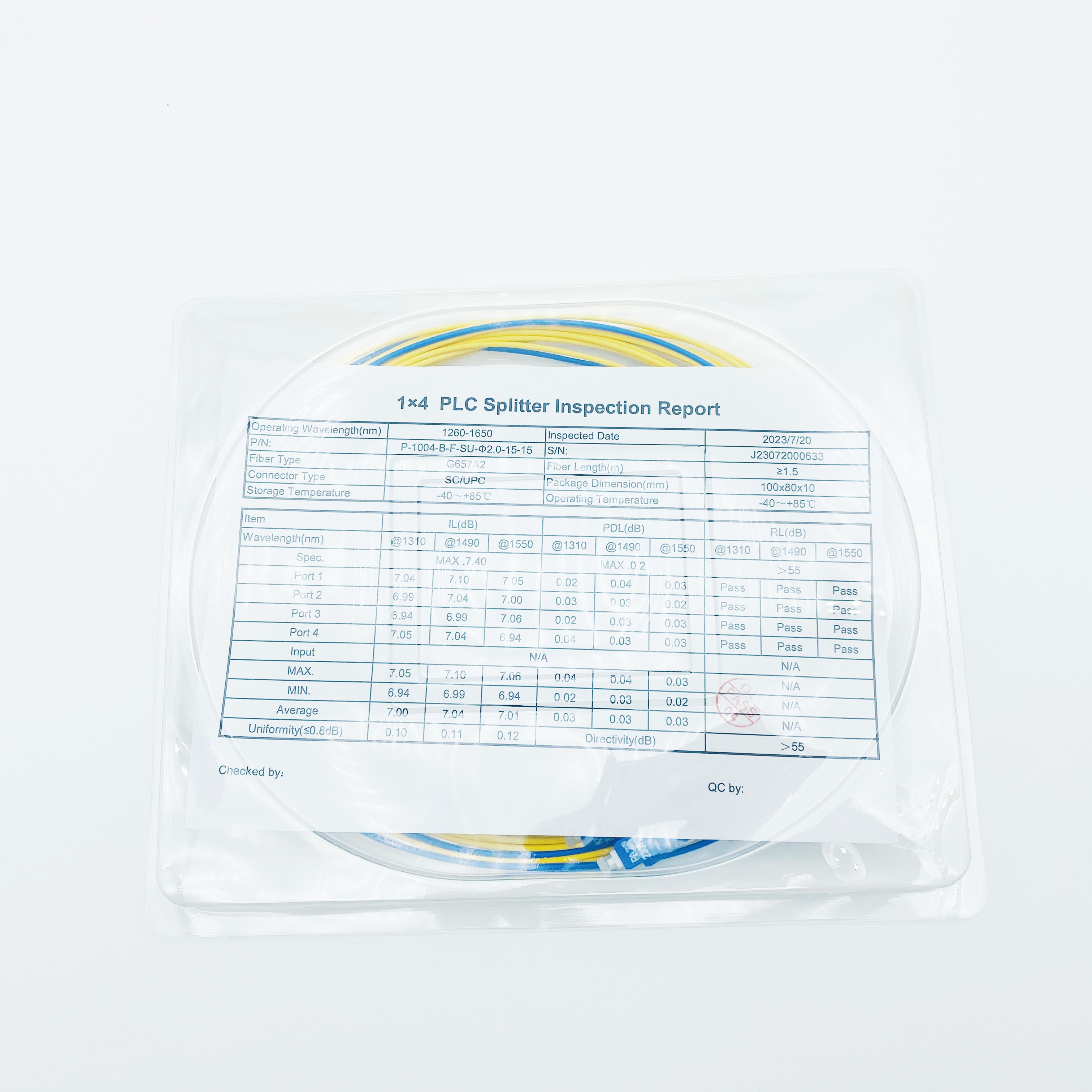 Bagaimana cara menghitung kerugian splitter?