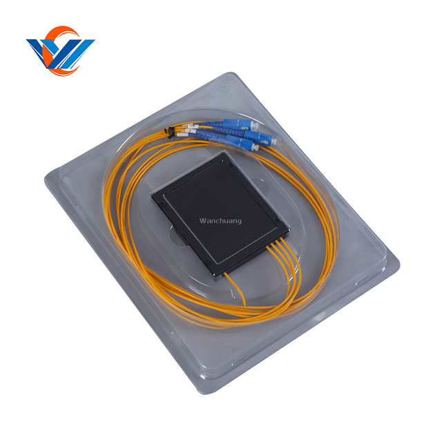 1x4 kotak abs plc splitter serat optik