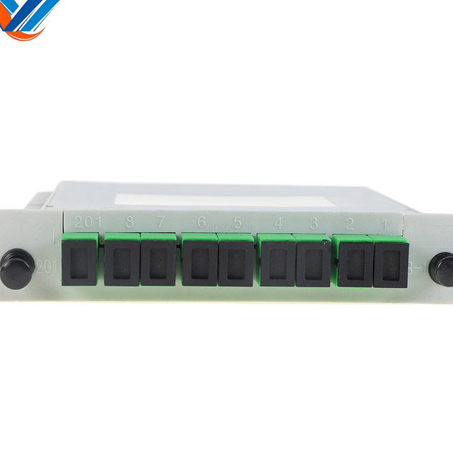 Pemisah Serat Optik Tipe Kaset 1X8 LGX